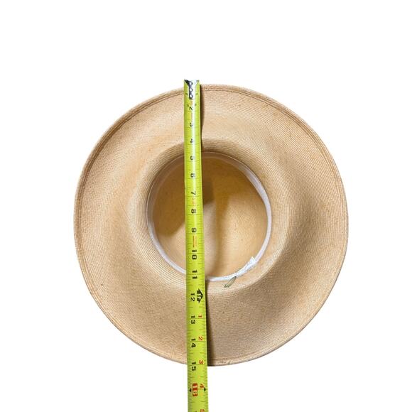 Vintage Frank Olive derby Classic Straw Sun Hat One Size